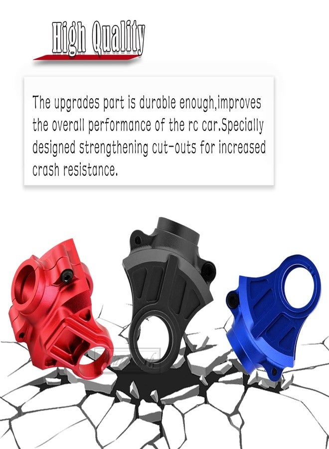 Rcarmumb Alloy Differential Yoke Set Diff Cover Case Upgrades Part for 1/10 Granite/Senton/Vorteks/Big Rock 3S BLX &Mega550,1/10 Outcast/Kraton 4S BLX 4WD,1/8 Vendetta/Typhon 3s blx&Mega550,Red - Image 4